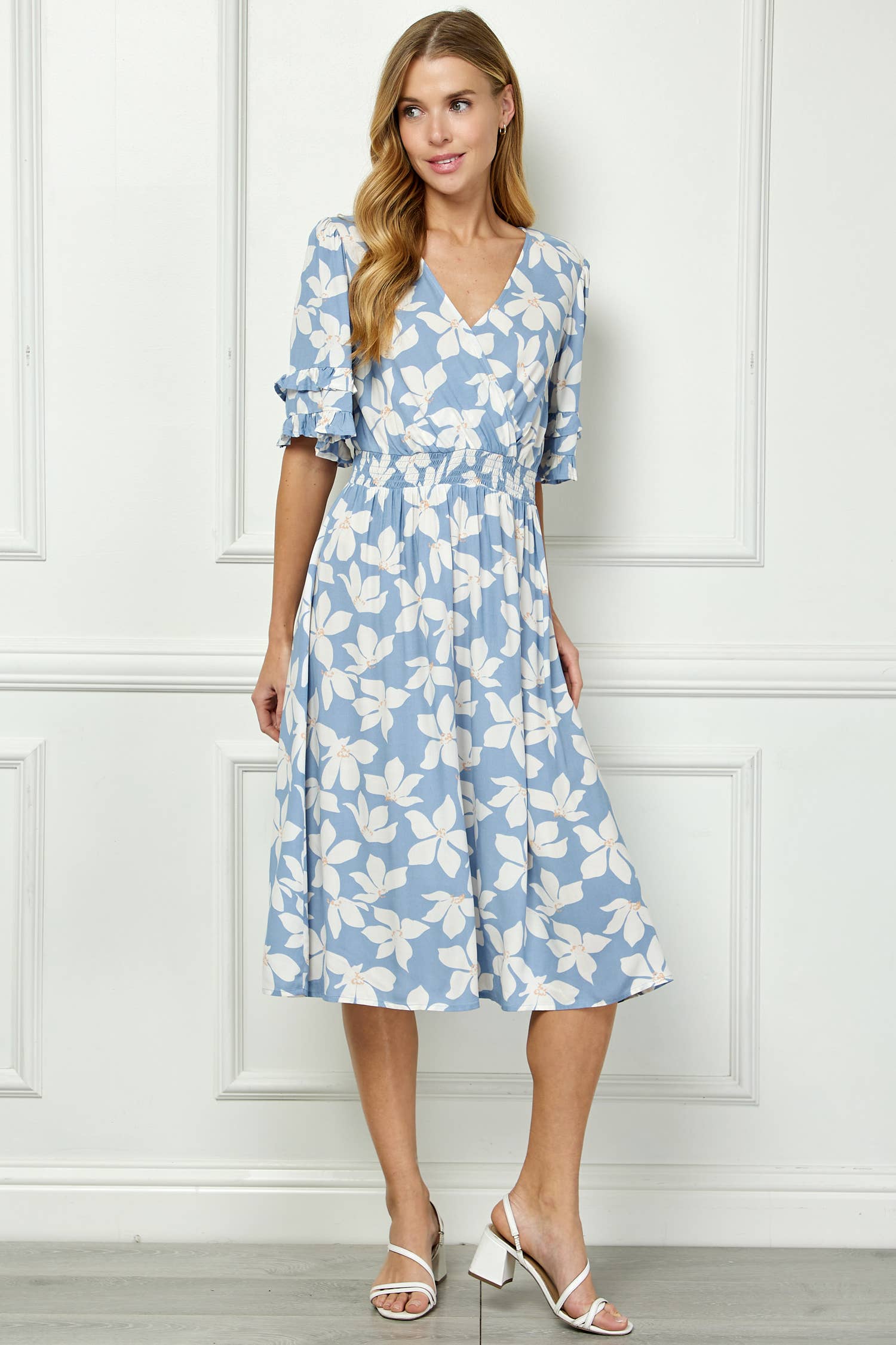 Colección Winslow - Vestido cruzado elegante para mujer inspirado en un kimono - Y973766N90