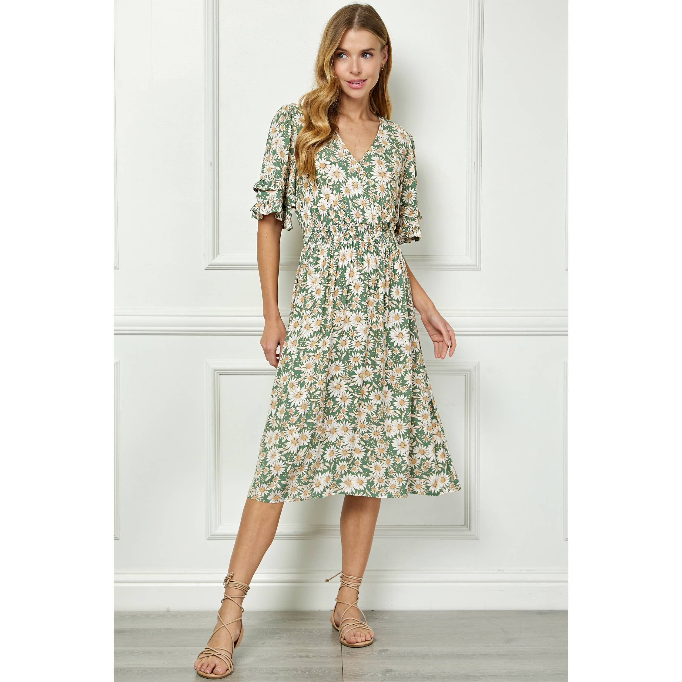 Colección Winslow - Vestido cruzado elegante para mujer inspirado en un kimono - Y973766N90