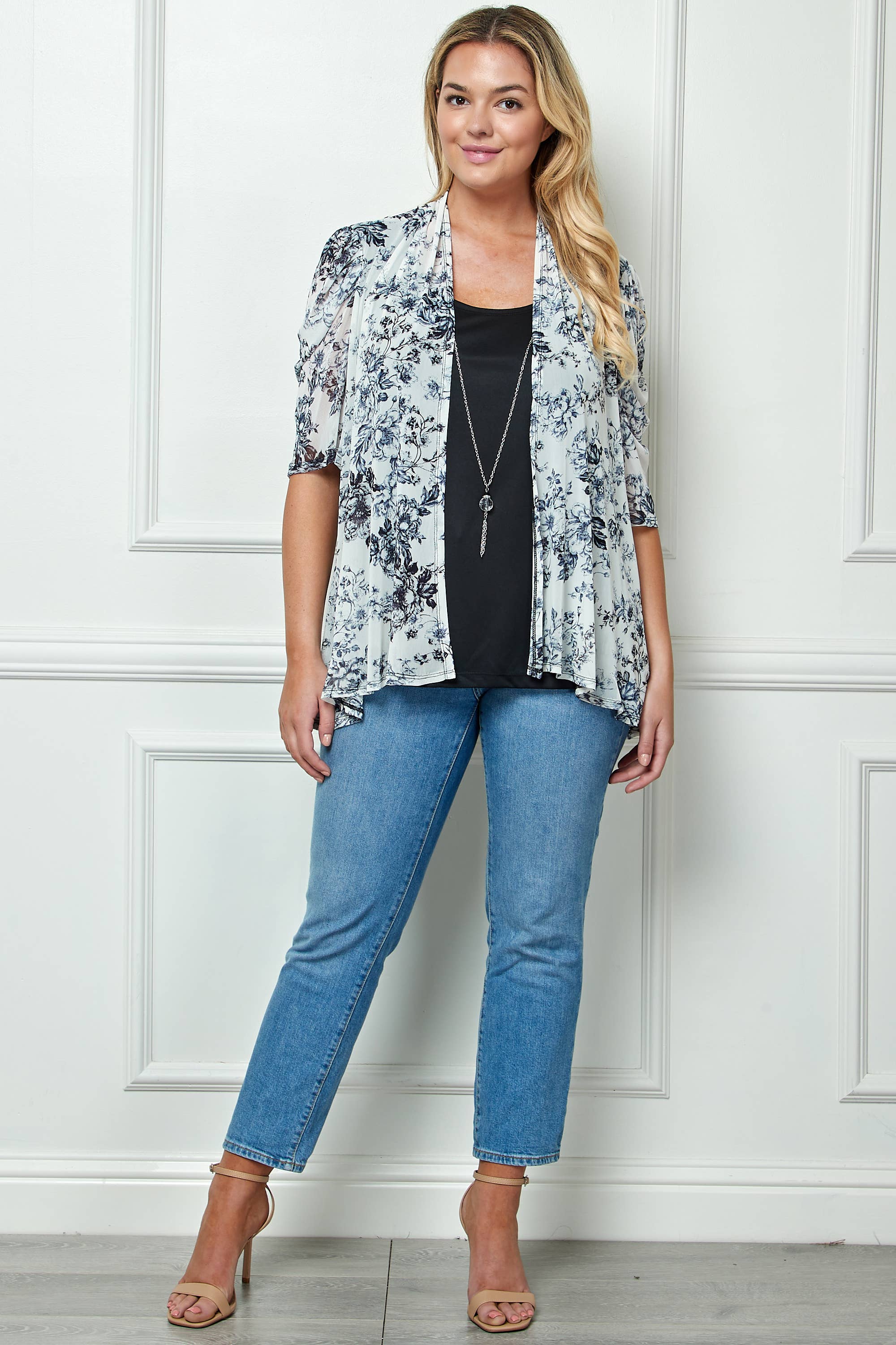 Colección Winslow - Blusa de una pieza para mujer [tallas grandes] con camiseta interior incorporada - G514209C30X