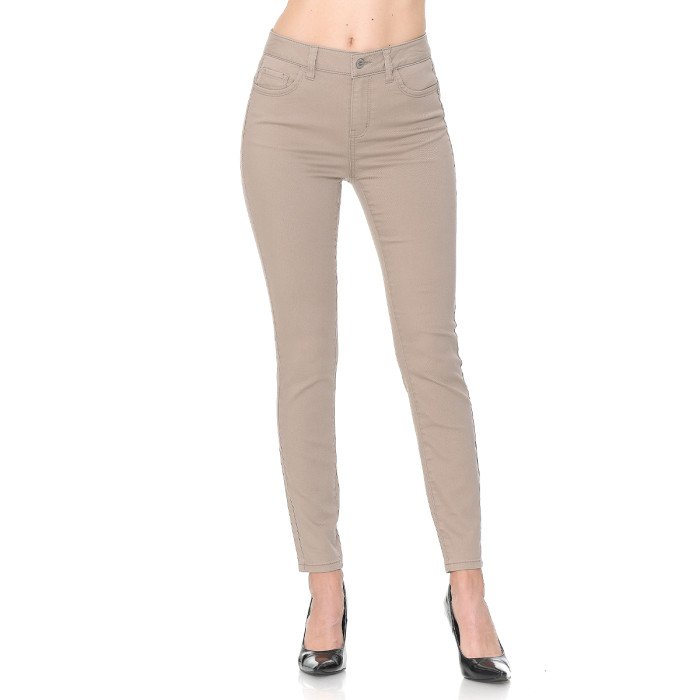 Wax Jean - Women's Push-Up High-Rise Colored Twill Pants - 90168