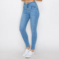 Wax Jean - Jean básico elástico de rayón para mujer - 90327