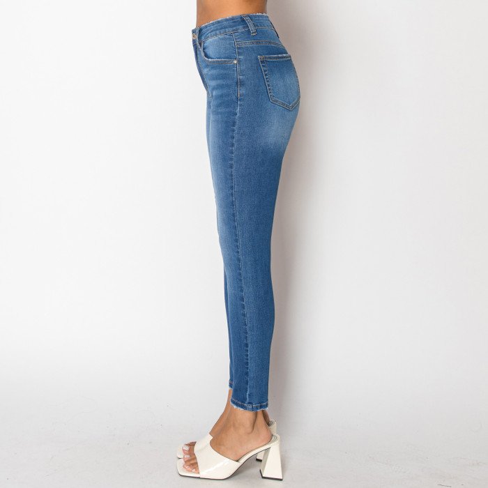 Wax Jeans - Women's High Waisted Skinny Jeans - 90361