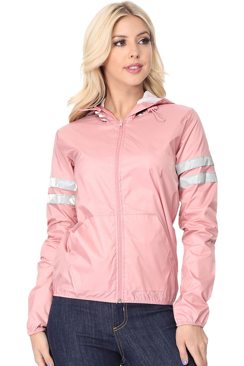 Reflex - Chaqueta Repelente al Agua para Mujer Con Solapa de Amor en la Capucha - J109