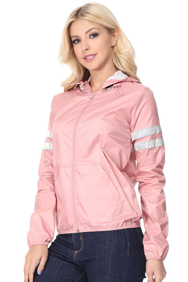 Reflex - Chaqueta Repelente al Agua para Mujer Con Solapa de Amor en la Capucha - J109