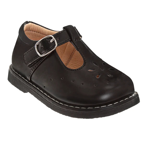Josmo Girls' Walking Shoes Hard Sole T-Strap Mary Janes - 94847