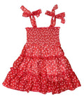Unik - Vestido de Gasa con Flores para Niñas - DR1956