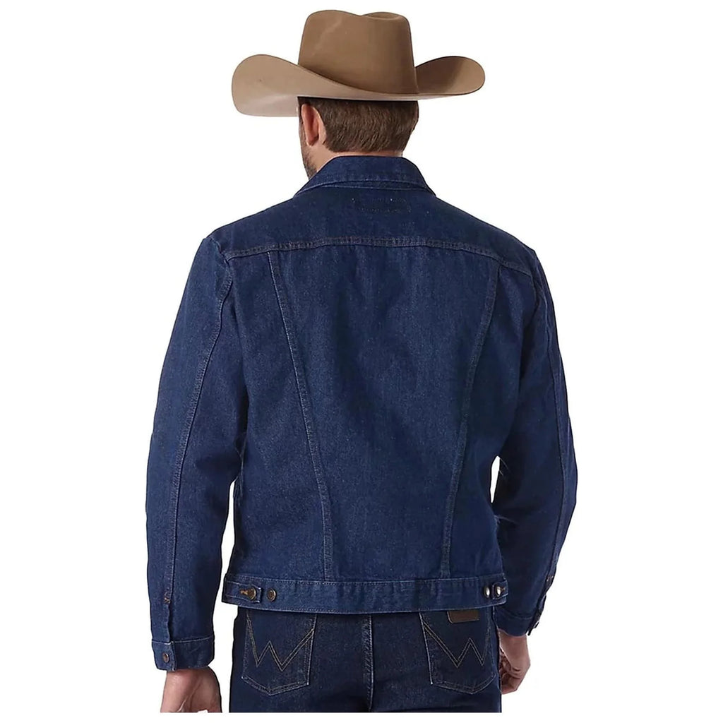 Wrangler - Chaqueta de mezclilla sin forro para hombre - 74145PW
