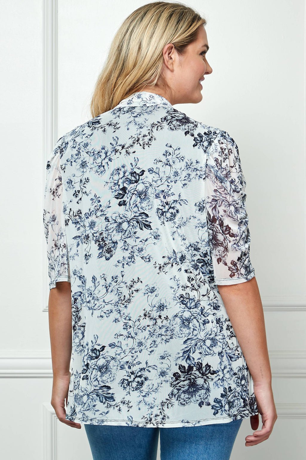 Colección Winslow - Blusa de una pieza para mujer [tallas grandes] con camiseta interior incorporada - G514209C30X