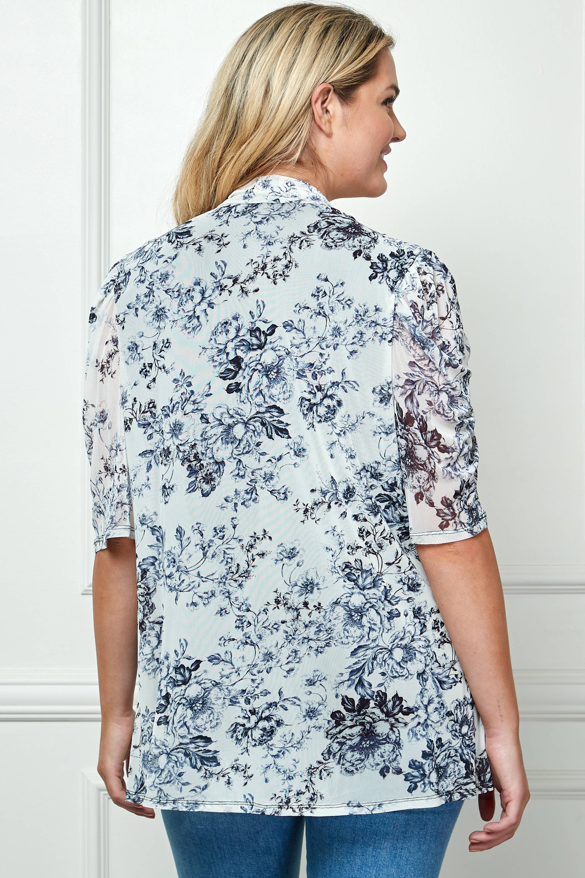 Colección Winslow - Blusa de una pieza para mujer [tallas grandes] con camiseta interior incorporada - G514209C30X