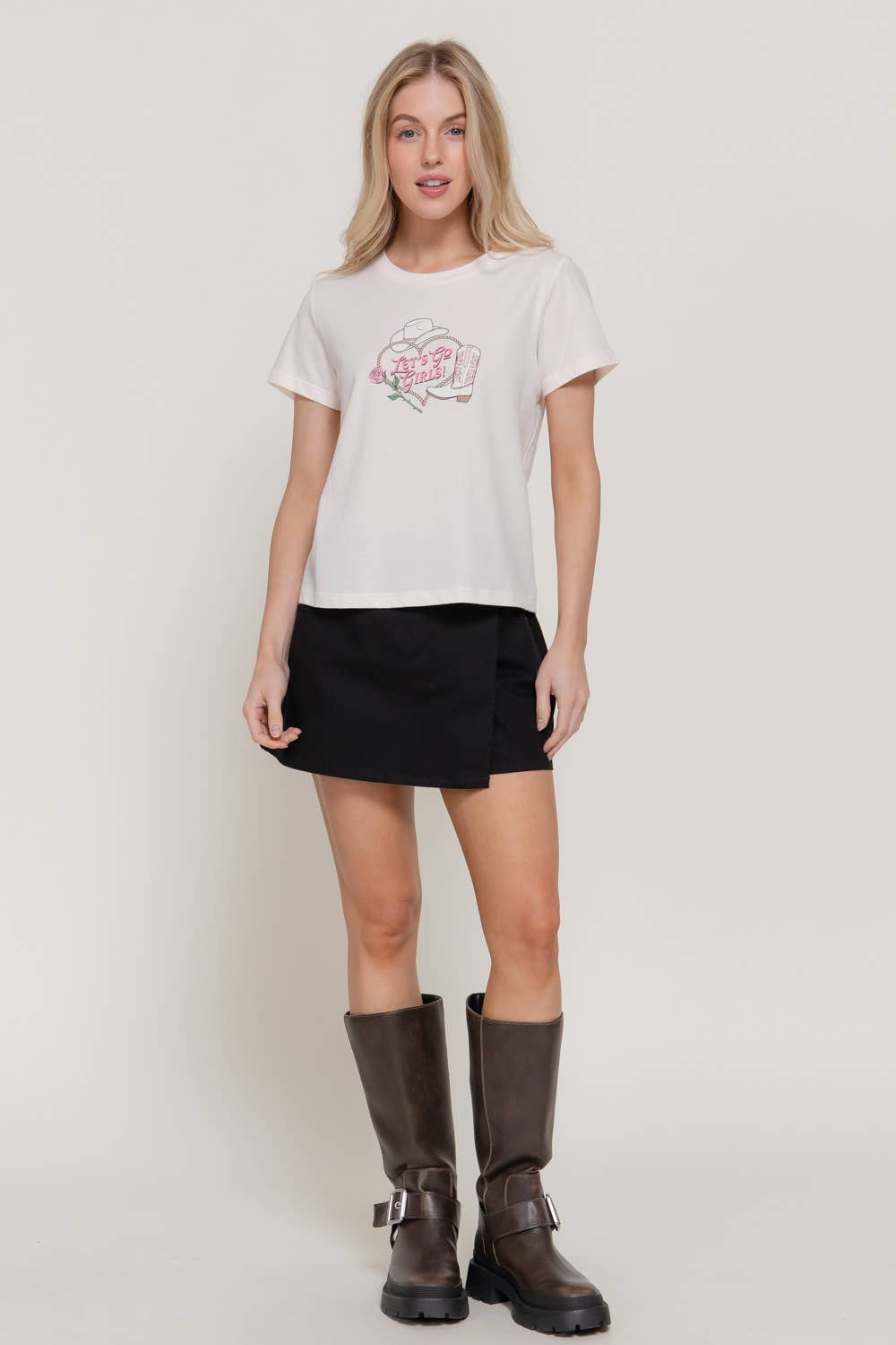 Active USA - Short Sleeve Crew Neck Graphic T-Shirt - T15095