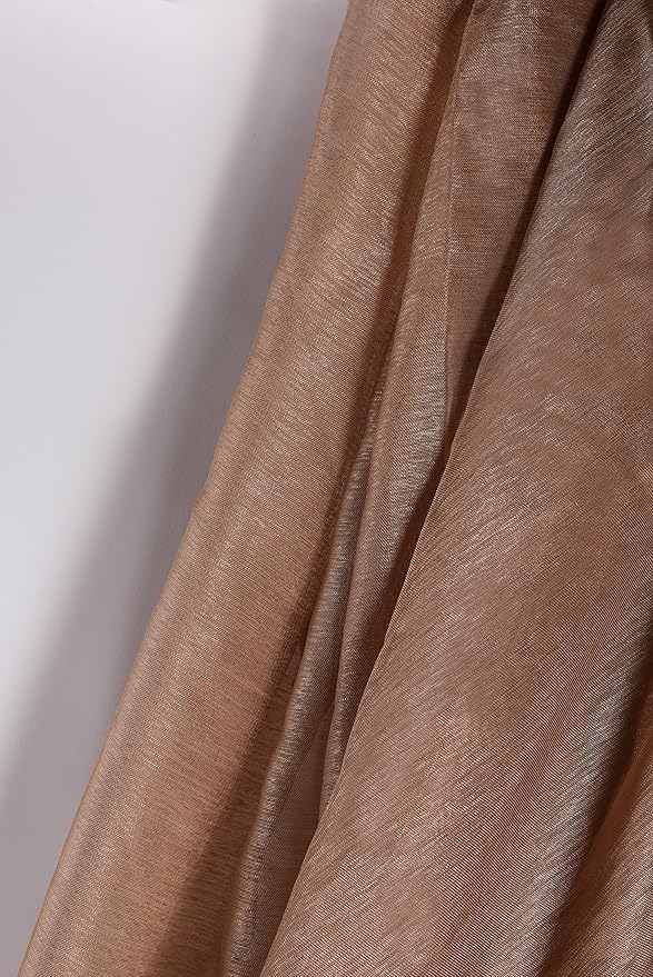 American Linen & Rugs - Cortinas transparentes lisas Snow de 108x84"
