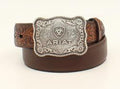Cinturón Ariat para niño 1 1/4 con lengüetas florales negro - A1301002