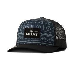 Ariat Mens Cap SnapBack Southwestern Print Navy - A300090603
