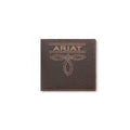 Cartera Ariat Bifold Grande para Hombre, Estilo Bug Stitch Marrón - A3563502