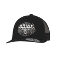 Ariat Snap Back Longhorn Paisely Background Black - A300096801