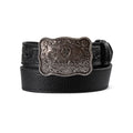 Cinturón Ariat para Niño Joven 1 1/4 con Pestañas Florales Negro - A1301001