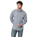 Wrangler - Camisa de manga larga de hombre resistente a las arrugas, corte relajado - 112314901