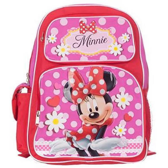 Minnie Mouse Red/Pink 16" Backpack - BP-5247