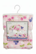 Berries & Cherries Blanket and 3 Hats Gift Set - GHBS120