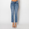 Wax Jeans - Women's Slim Straight High Rise Jeans - 90383