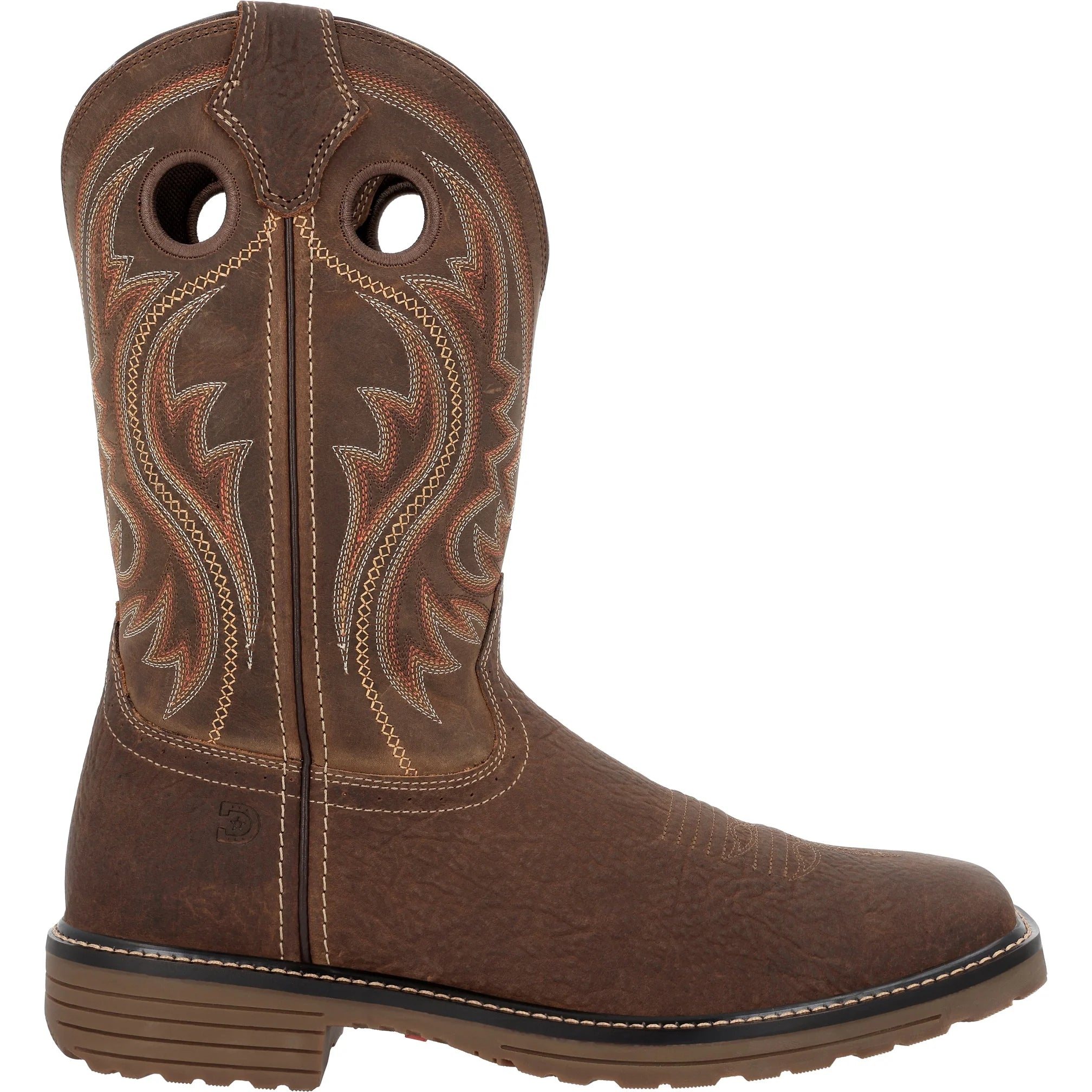 Durango - Men's Workhorse Bark Brown & Glazed Cognac Western Boots - DDB0527