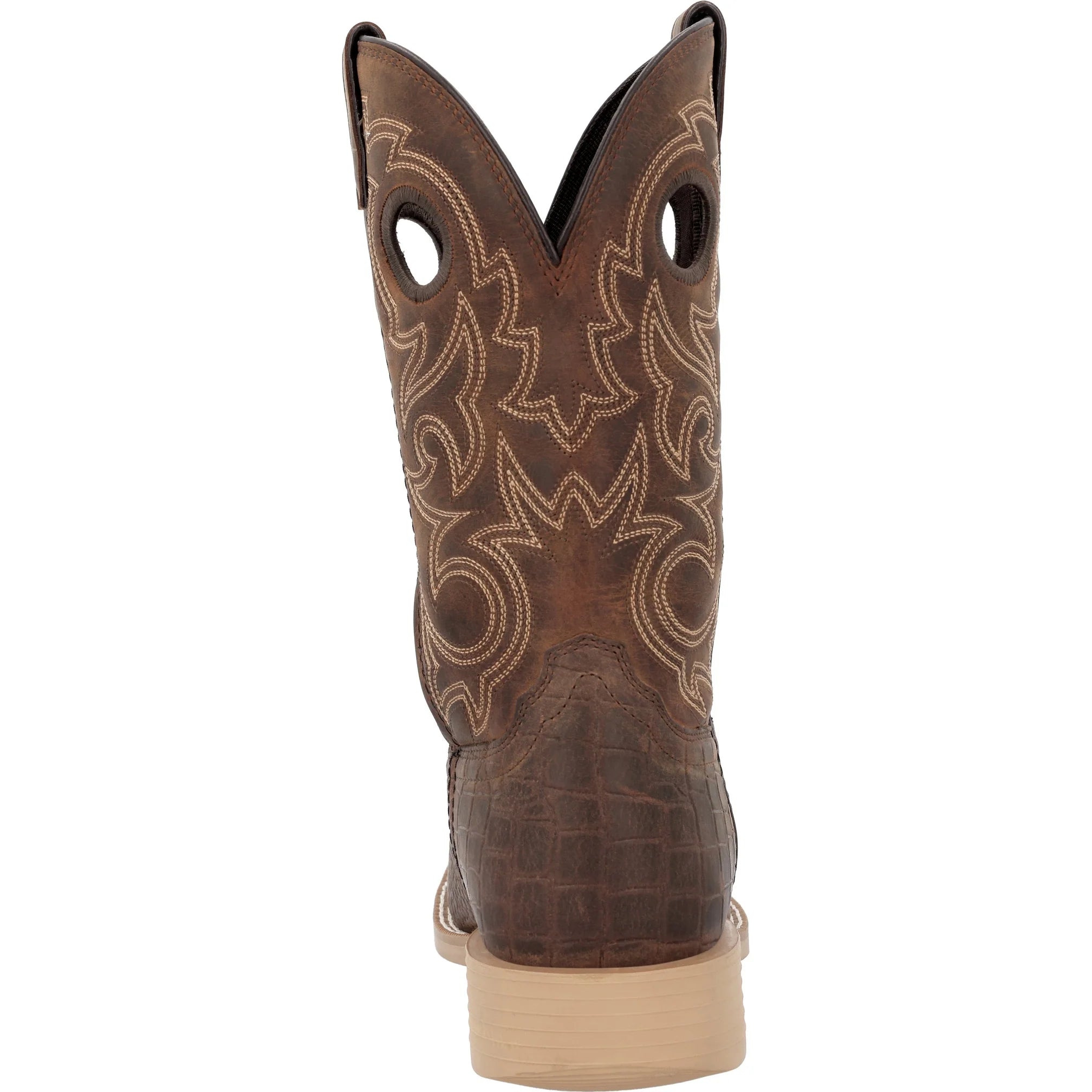Durango  - Men's Shyloh Nicotine Croc Western Boot - DDB0530