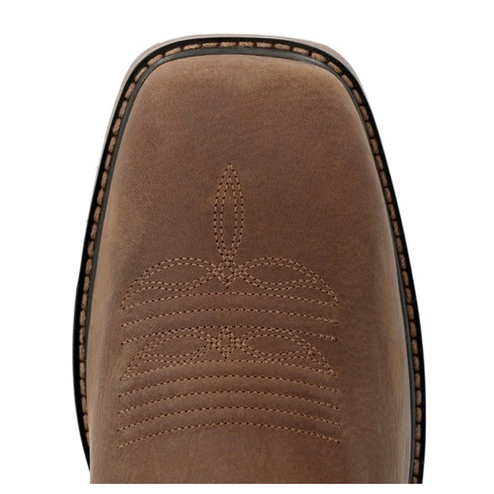 Men's Durango Workhorse Coyote Tan Square Toe Work Boot - DDB0563