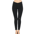 Wax Jeans - Women's High-Rise Push-Up Ripped Hem with Destructions Jeans - 90175