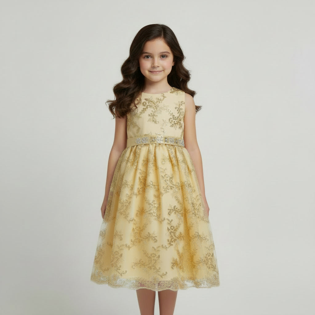 Colección Ganadora Vestido de Fiesta para Niñas Estilo 814