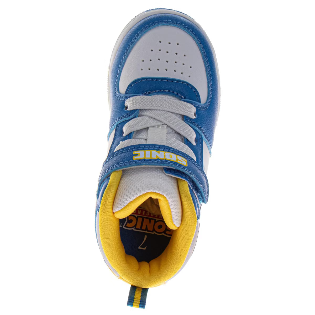 Sonic the Hedgehog Boys High Top Sneakers Hook and Loop with Lace Up - CH100201