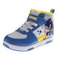 Sonic the Hedgehog Boys High Top Sneakers Hook and Loop with Lace Up - CH100201