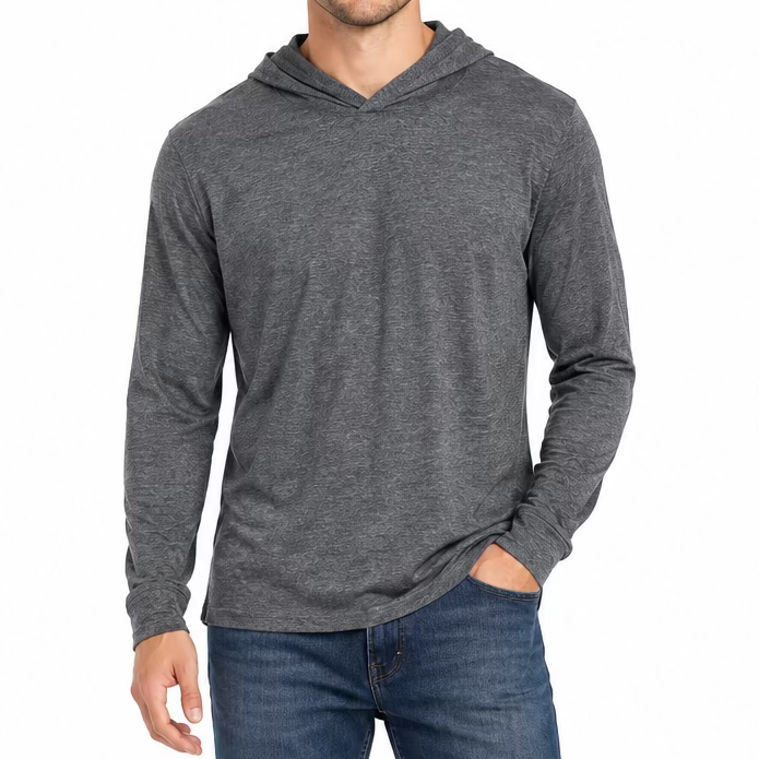 Pro One - Men's Lightweight Pullover Shirt with Hoodie - OLYS00198