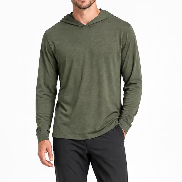 Pro One - Men's Lightweight Pullover Shirt with Hoodie - OLYS00198