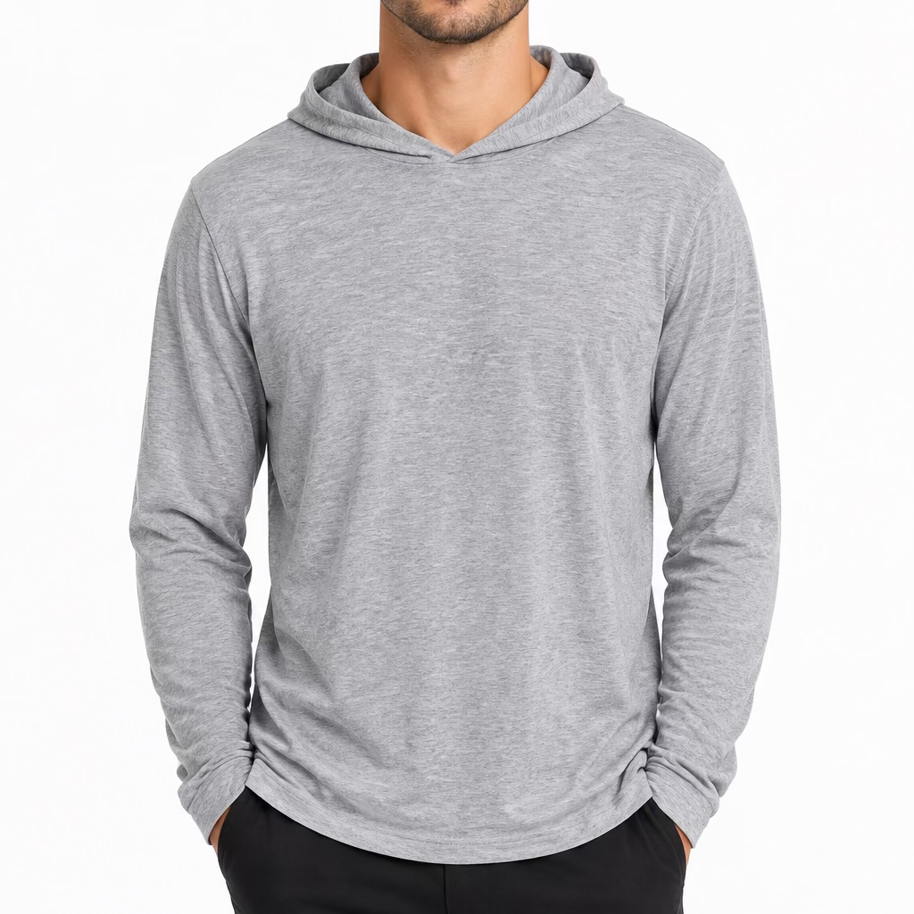 Pro One - Men's Lightweight Pullover Shirt with Hoodie - OLYS00198