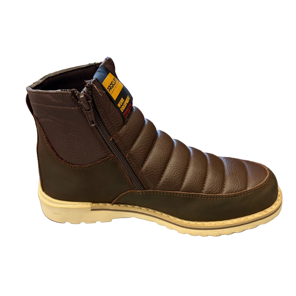 ProCliff Protection Women's Ankle Work Boot Crazy Cuero Vacuno- 035204