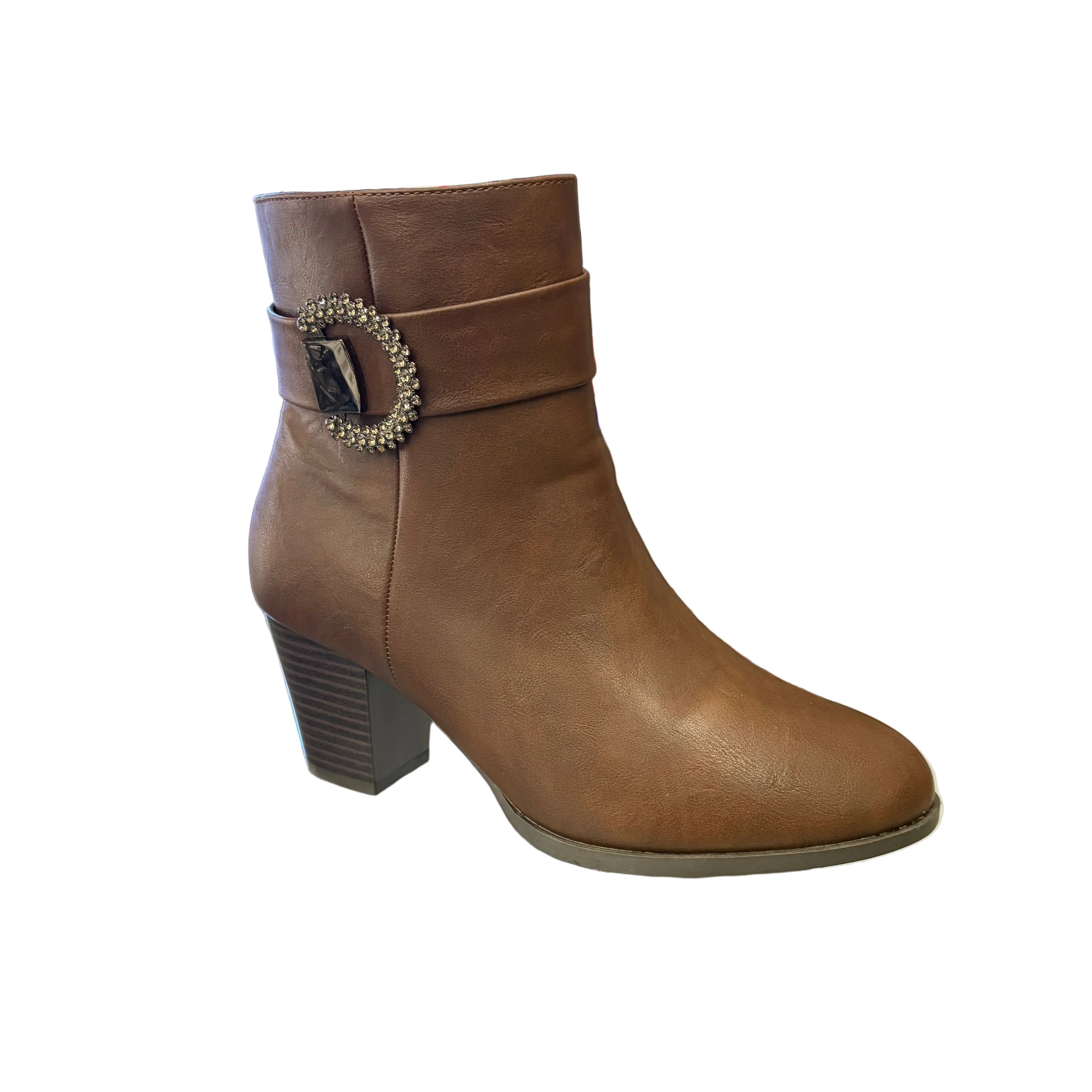 Ball Band - Botines de mujer con hebilla redonda - KARA-179