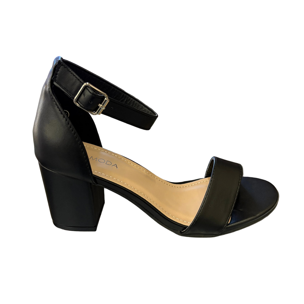 Top Moda Women's High Block Heel Sandals - Delia-1
