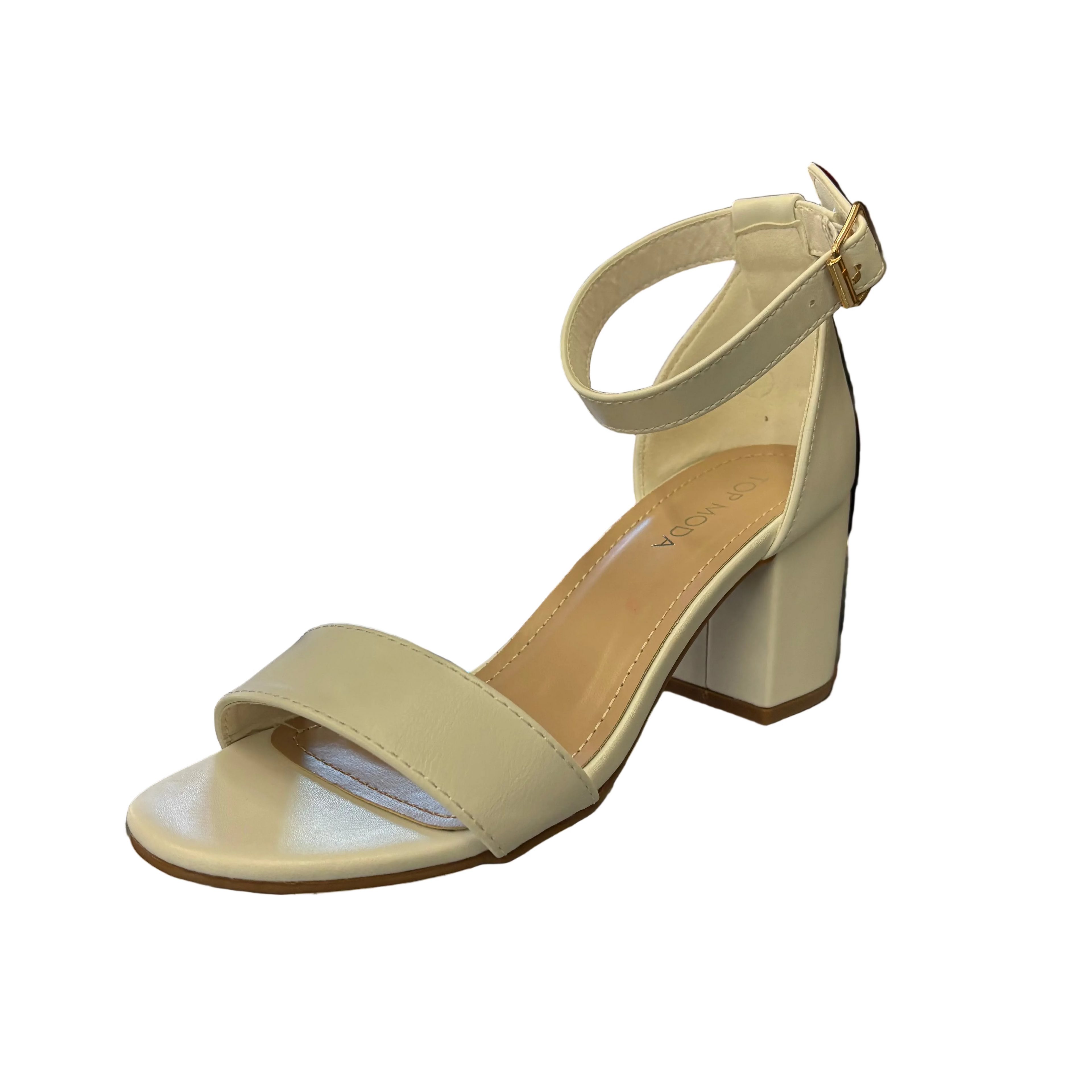 Top Moda Women's High Block Heel Sandals - Delia-1