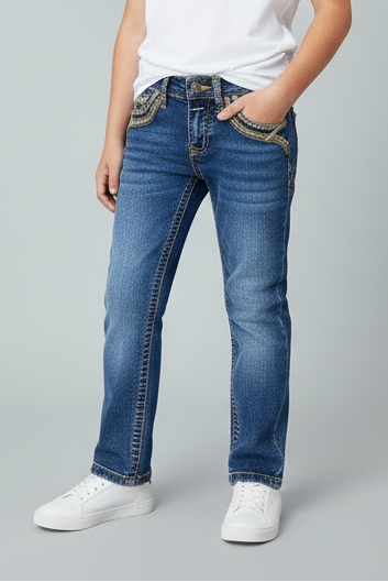 Centenario - Boys Premium Slim Bootcut Jean - ECB-B43 ID 45548