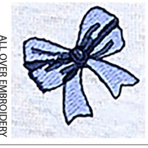 Reflex - Women's Pullover Fleece Hoodie with Bow All Over Embroidery - JU1539