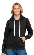 Reflex - Women's Pullover Cherry All Over Embroidery - JU1934