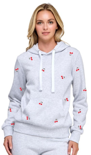 Reflex - Women's Pullover Cherry All Over Embroidery - JU1934