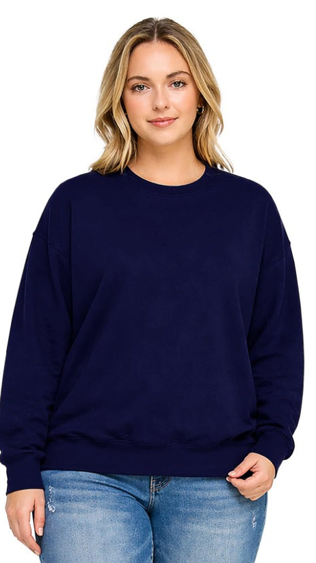 Reflex - Women's [Plus] Relax Fit Crew Neck Sweatshirt - T050B