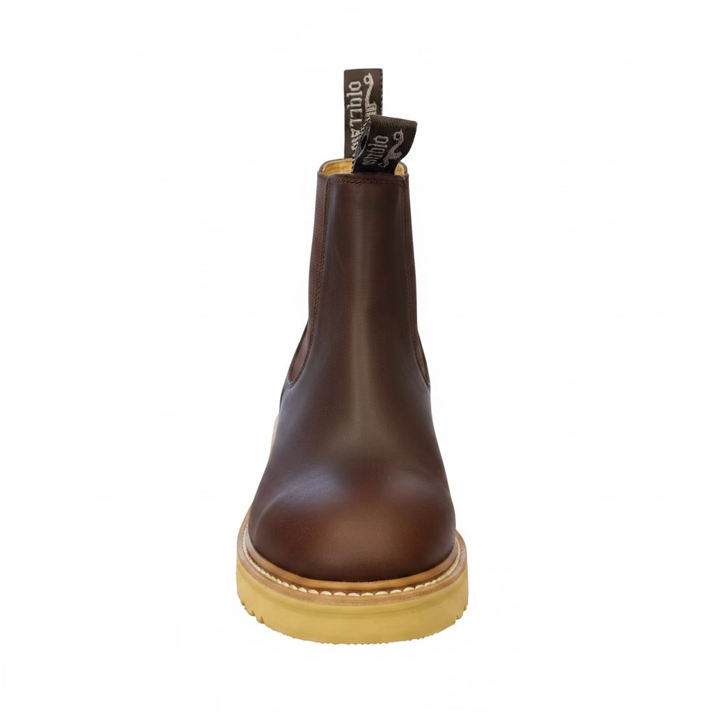 Establo Men's Chelsea Round Soft Toe Work Boot - 551-01