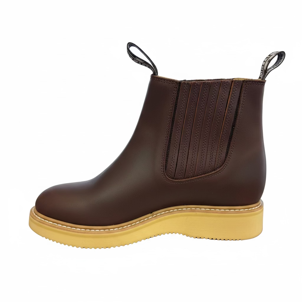 Establo Men's Chelsea Round Soft Toe Work Boot - 551-01