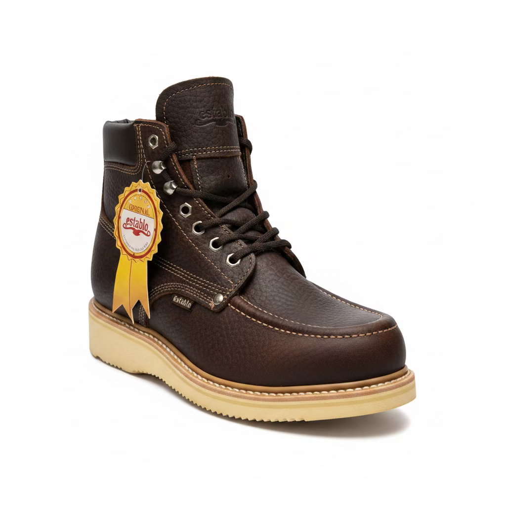 Establo - Bota de trabajo al tobillo con cordones - 91203