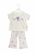 Girl's Stitch & Angel Shirt and Leggings Set - LLO102F
