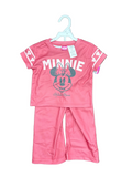 Girl's Minnie Mouse Jersey and Jogger Pants Set - MNR073A