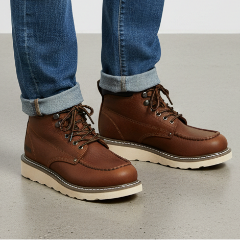 Tractor - Men's Waterproof Slip-Resistant Work Shoes - 1411PE