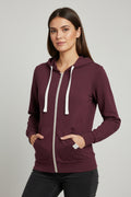 Reflex- Women Stretch French Terry Zip Up Jacket- JK300